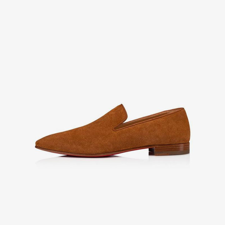 Calf Suede Slip-on Flat Sole Loafers - ARNO CONTI