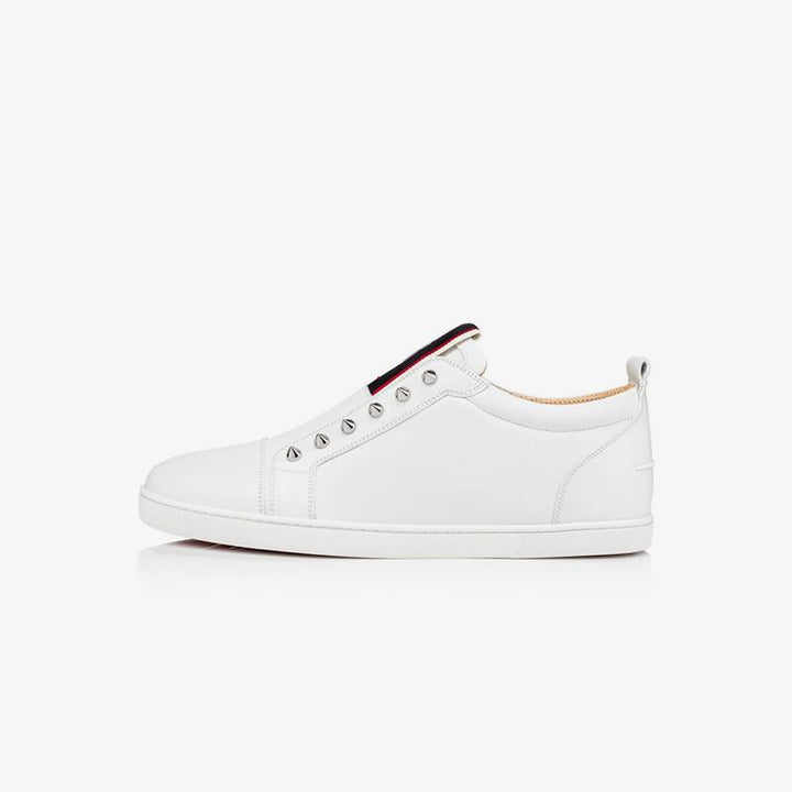 Studded Low-top Leather Sneakers - ARNO CONTI