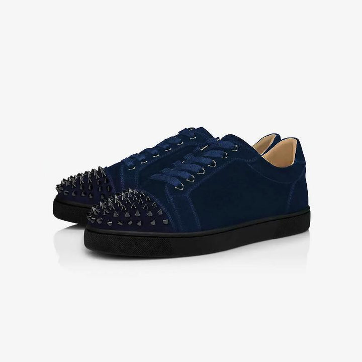 Striking Studded Low-Top Sneakers - ARNO CONTI