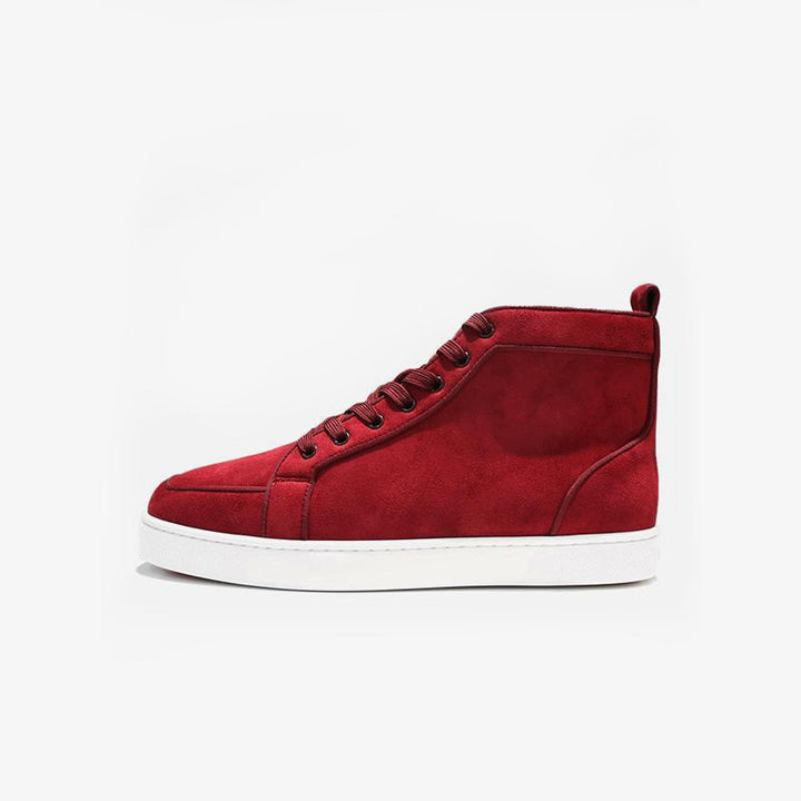 Burgundy Cowhide Sneakers - ARNO CONTI