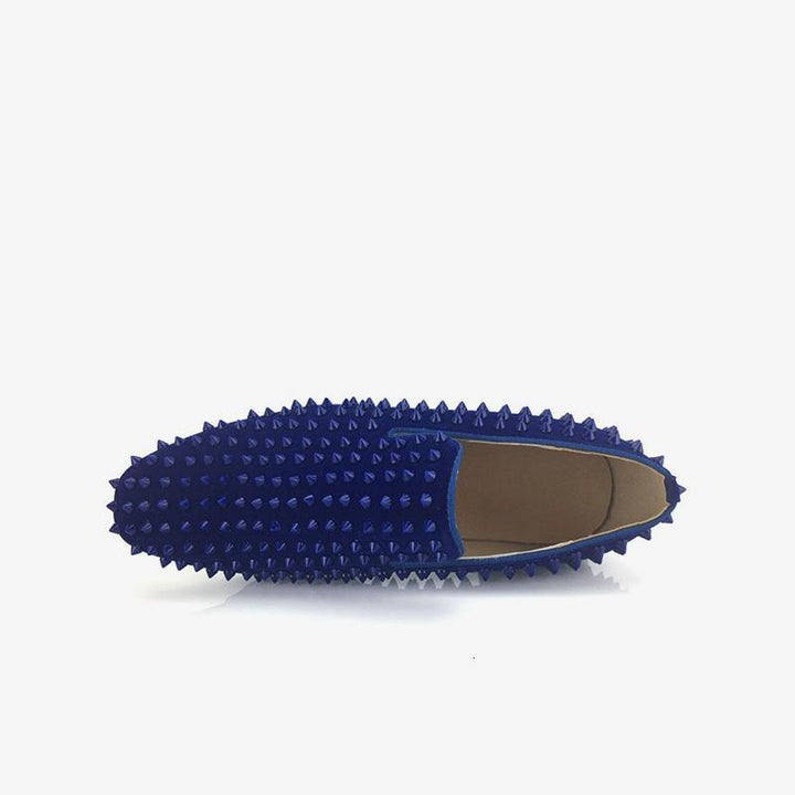 Cobalt Spike Slip-On Loafers - ARNO CONTI