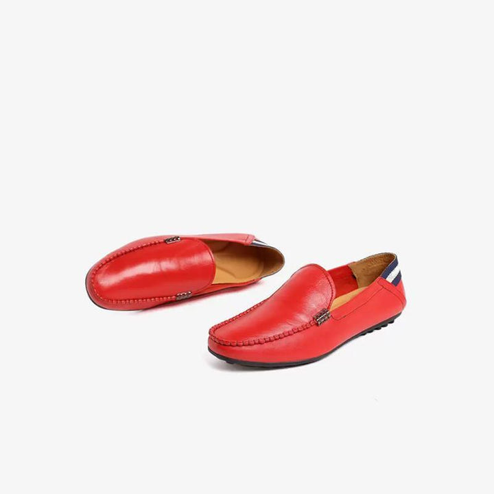 Cowhide Slip-On Round Toe Loafer - Arno Conti Shoe