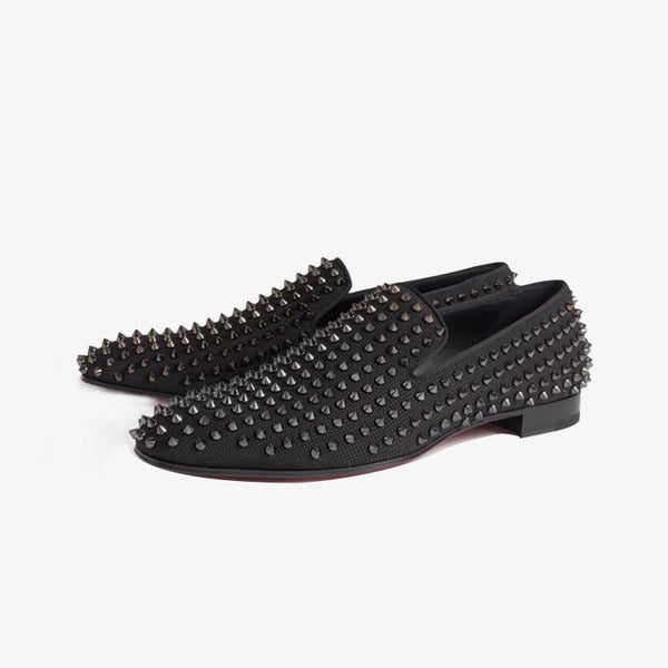 Studded Grosgrain-Trimmed Loafers - ARNO CONTI