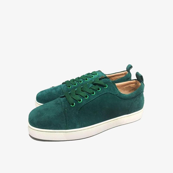 Sneaker Low Top Men Green Suede - ARNO CONTI