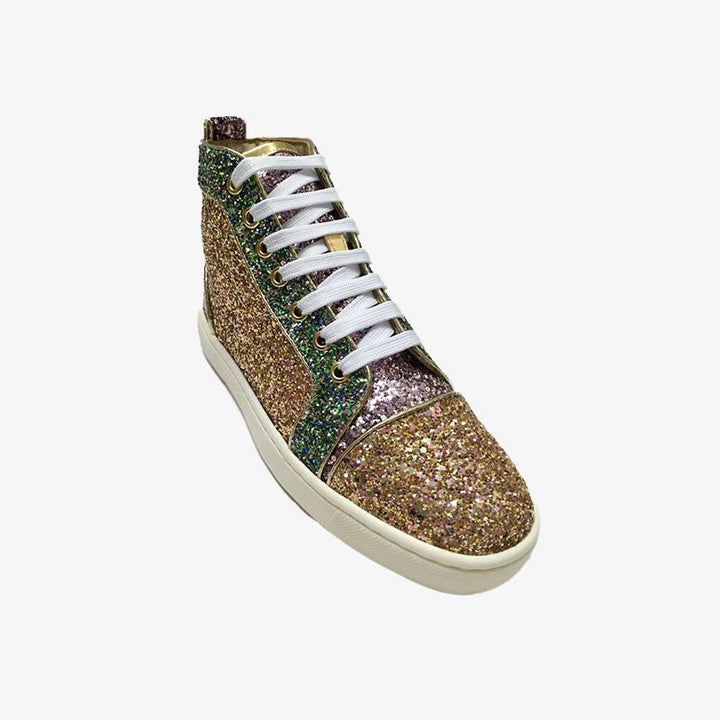 Glitter Flat Sneakers Multicolor - ARNO CONTI