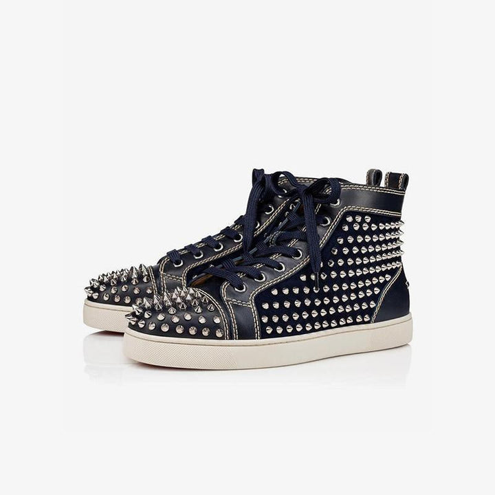 Spikes High-Top Sneakers Round Toe - ARNO CONTI