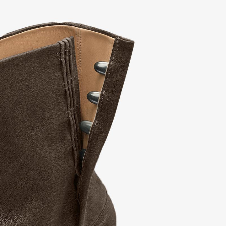 Split-Toe Calf Leather Ankle Boots - Arno Conti Shoe