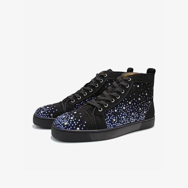 Sneakers Rhinestone Velvet - ARNO CONTI