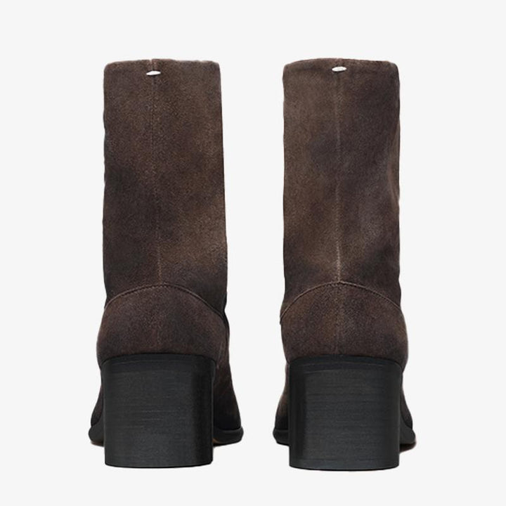 Suede Boots 60 mm heel Men's - Arno Conti Shoe