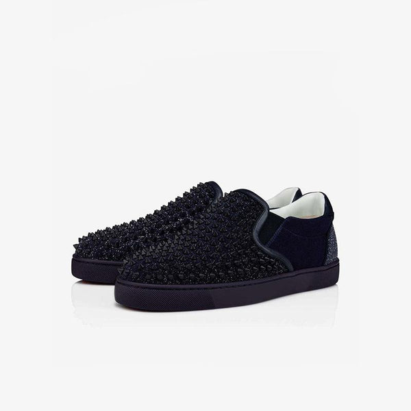 Sophisticated Studded Slip-On Sneakers - ARNO CONTI