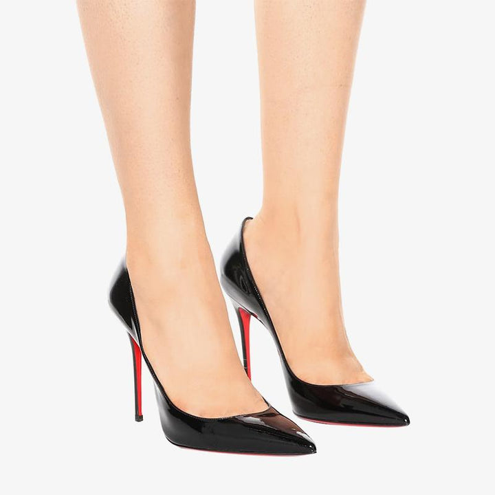 Patent Leather Stiletto Pumps 100mm - ARNO CONTI