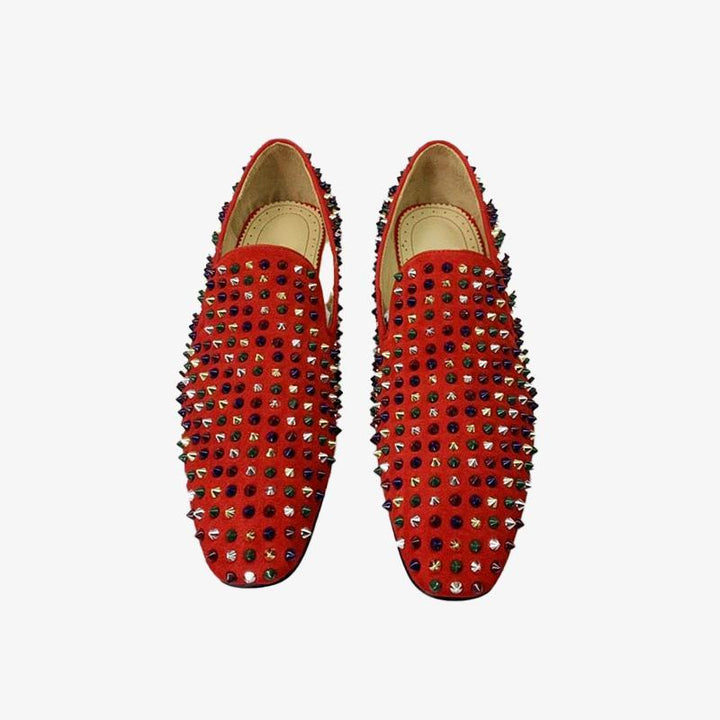 Cobalt Spike Slip-On Loafers - ARNO CONTI
