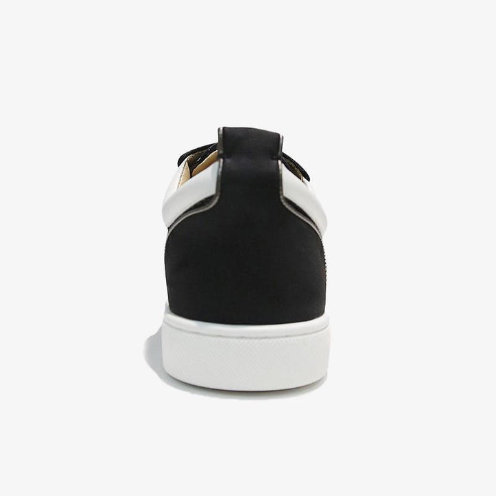 Spiked Mesh and Leather Sneakers - ARNO CONTI