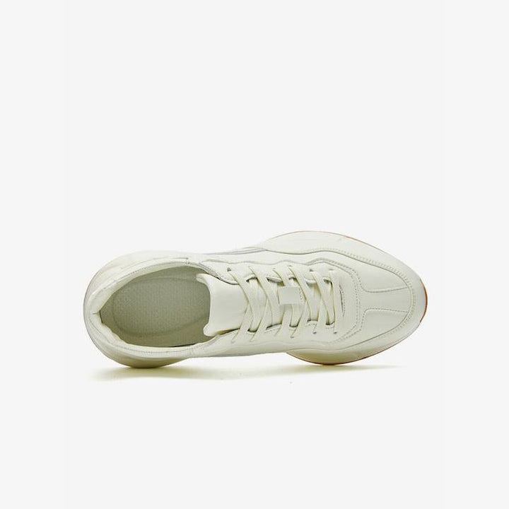 Sports Sneakers White Calf Leather - ARNO CONTI