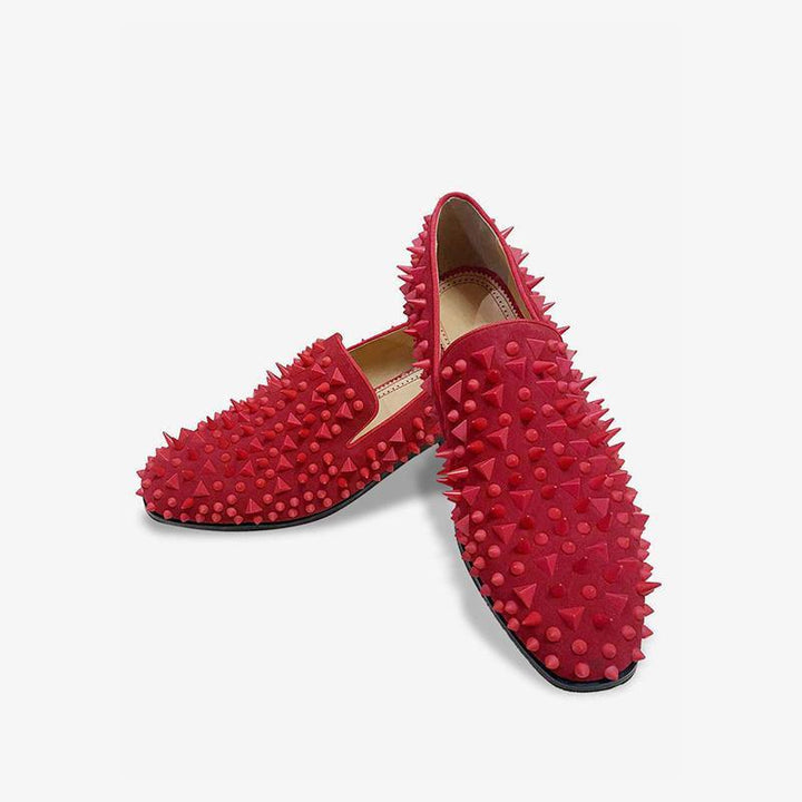 Handmade Studs Spike Loafers - Arno Conti Shoe