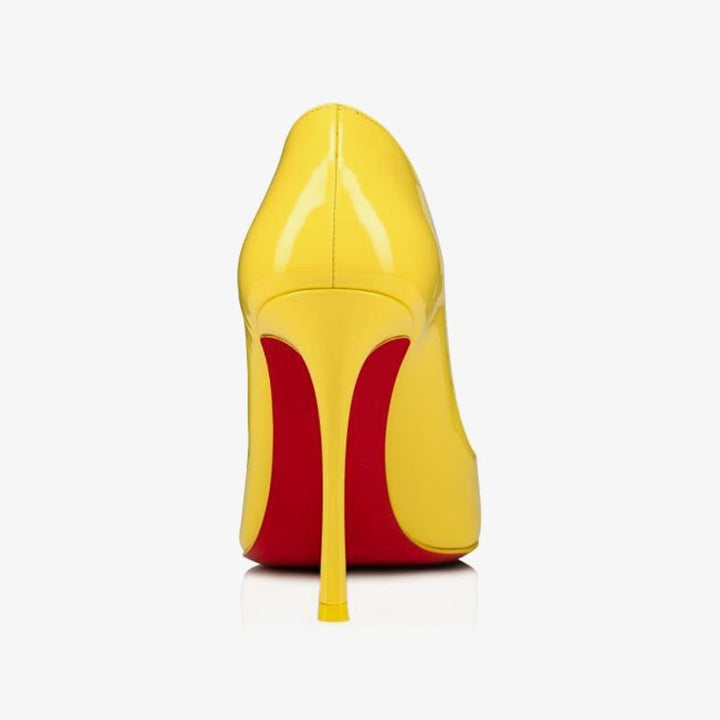 Trendy Yellow Patent Leather Pump - ARNO CONTI