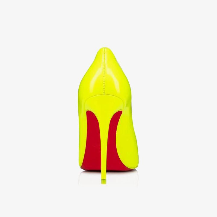Fluo Yellow Patent Leather Pump - ARNO CONTI