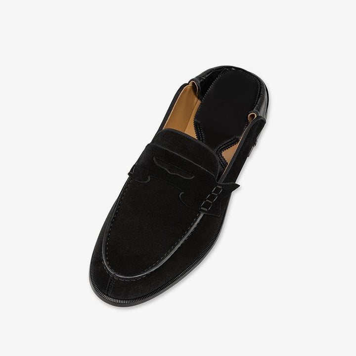 Penny Suede Calf Patent Crocodile Loafers - ARNO CONTI