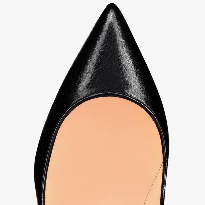 Shiny Nappa Leather Pointed 80mm Heel - ARNO CONTI