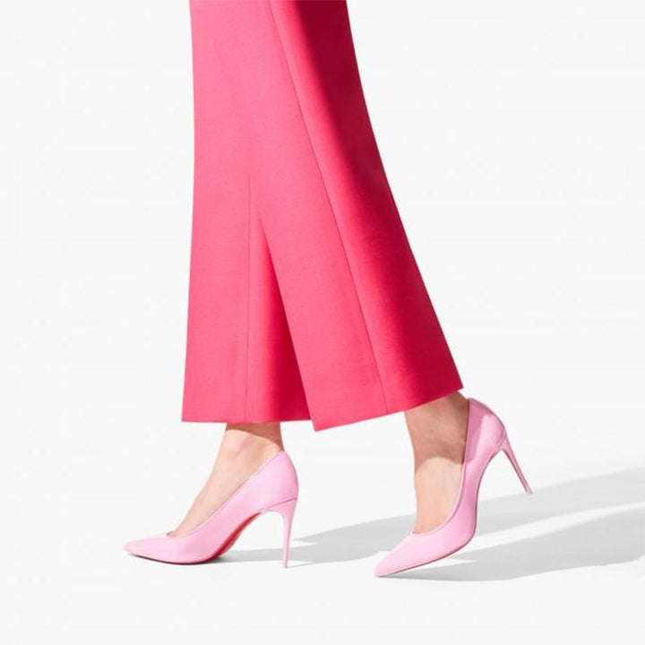 Pink Patent Leather Confetti Pumps - ARNO CONTI