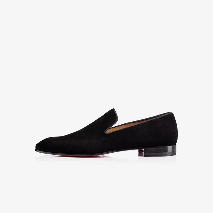 Square Toe Suede Leather Loafer - Arno Conti Shoe