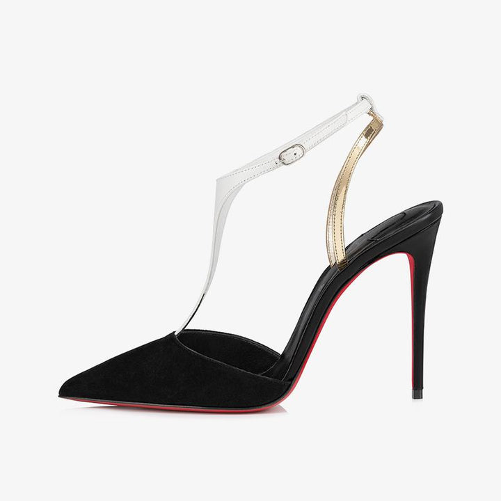 Suede and Leather Pumps - ARNO CONTI