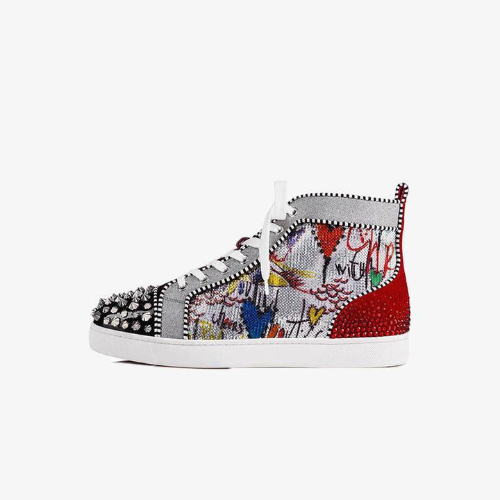 Sneakers with Artwork Print - ARNO CONTI