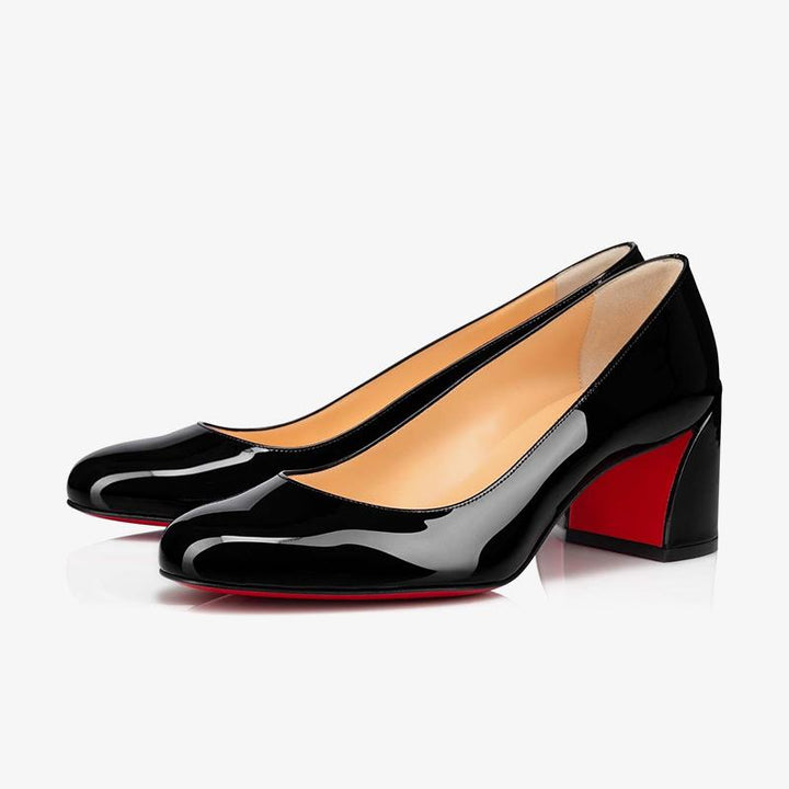 Eye-catching Black Calfskin Pumps - ARNO CONTI