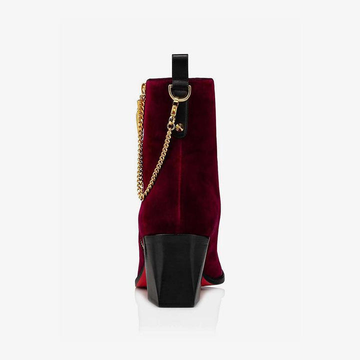 Gold-Tone Hardware Side Zip Boots - ARNO CONTI