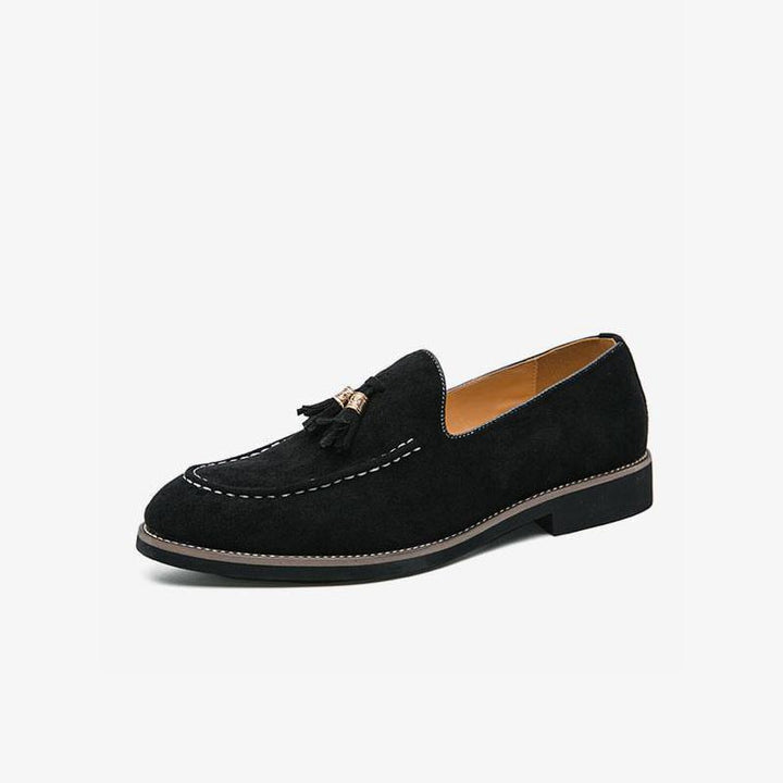 Elegant Suede Tassel Loafers - Arno Conti Shoe