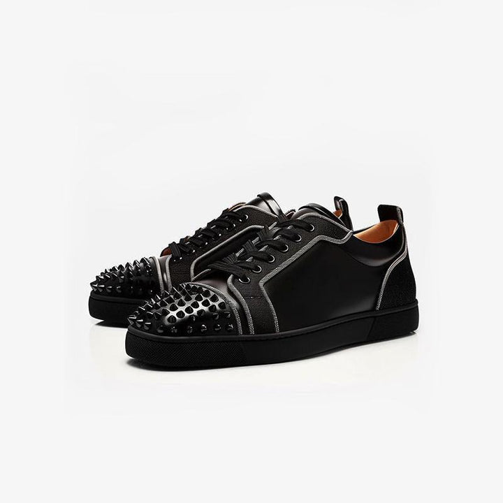 Lace Up Sneakers With Spike - ARNO CONTI