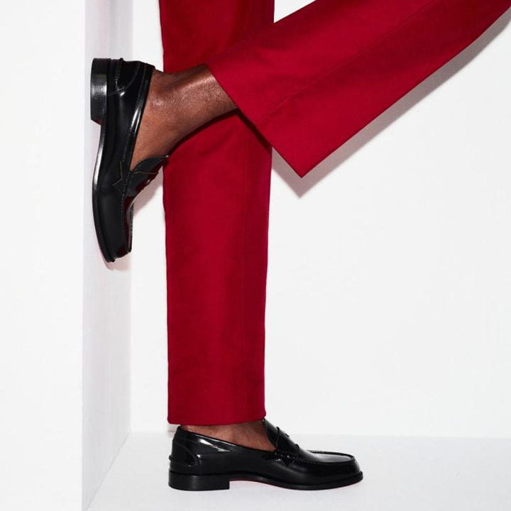 Casual Bi-color Leather Penny Loafers - ARNO CONTI