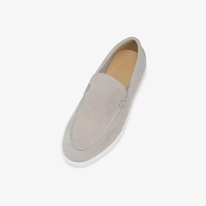 Navy Suede Slip-On Sneaker - ARNO CONTI