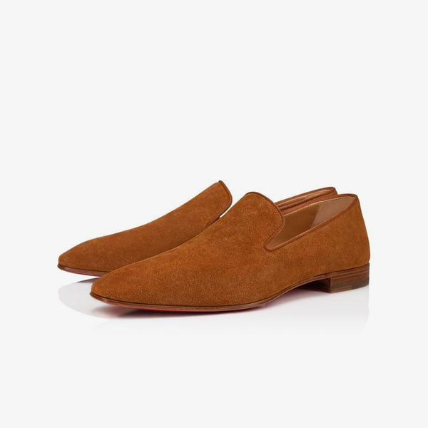 Calf Suede Slip-on Flat Sole Loafers - ARNO CONTI
