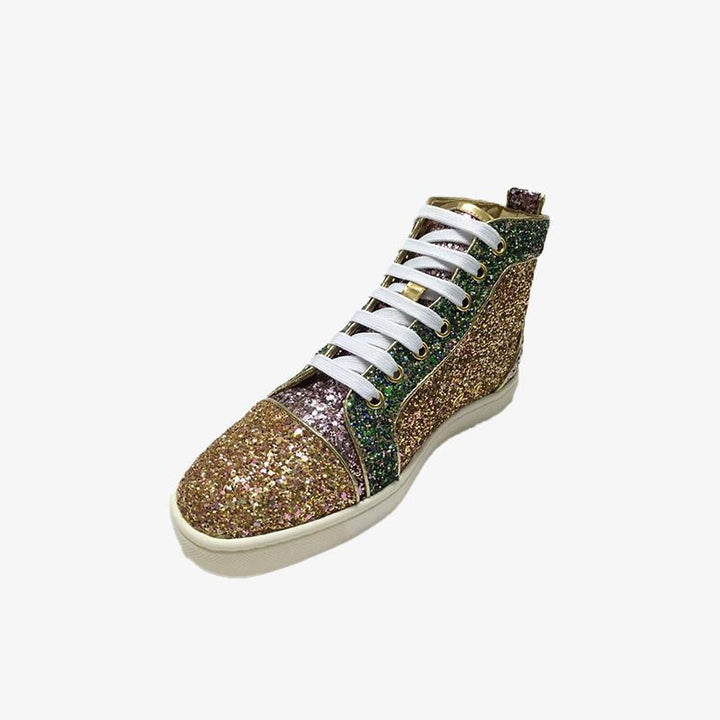 Glitter Flat Sneakers Multicolor - ARNO CONTI