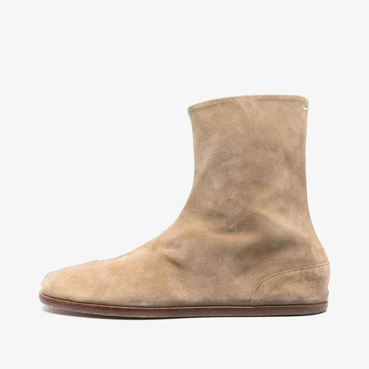 Beige Suede Ankle Boots - Arno Conti Shoe