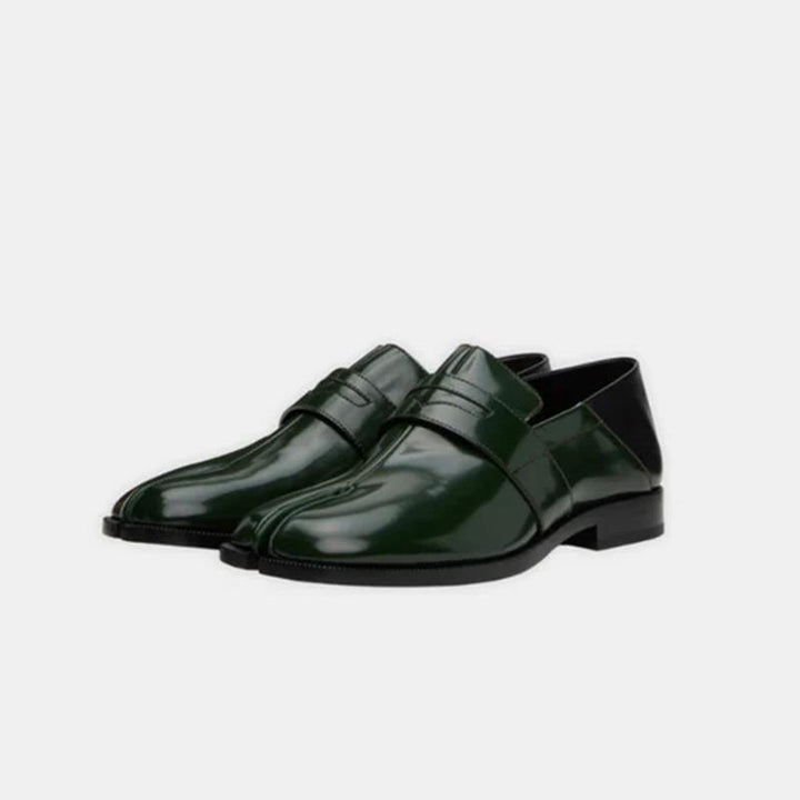 Sleek Leather Penny Loafers - Arno Conti Shoe