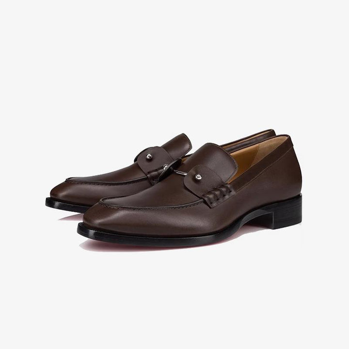 Men's Slip-On Loafers with Buckle - ARNO CONTI