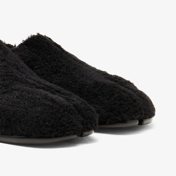 Faux Fur Spilt-Toe Shoes - Arno Conti Shoe