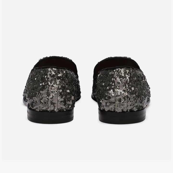 Glitter Sequin Mens Loafer Slip On - Arno Conti Shoe