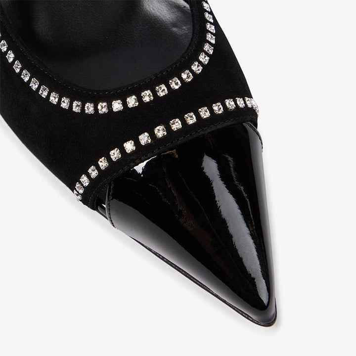 Eye-catching Black Leather Pump - ARNO CONTI