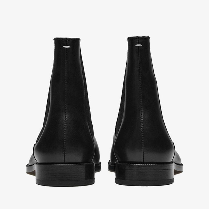 Calf Leather Split-Toe Boots - Arno Conti Shoe