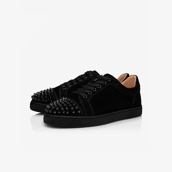 Striking Studded Low-Top Sneakers - ARNO CONTI