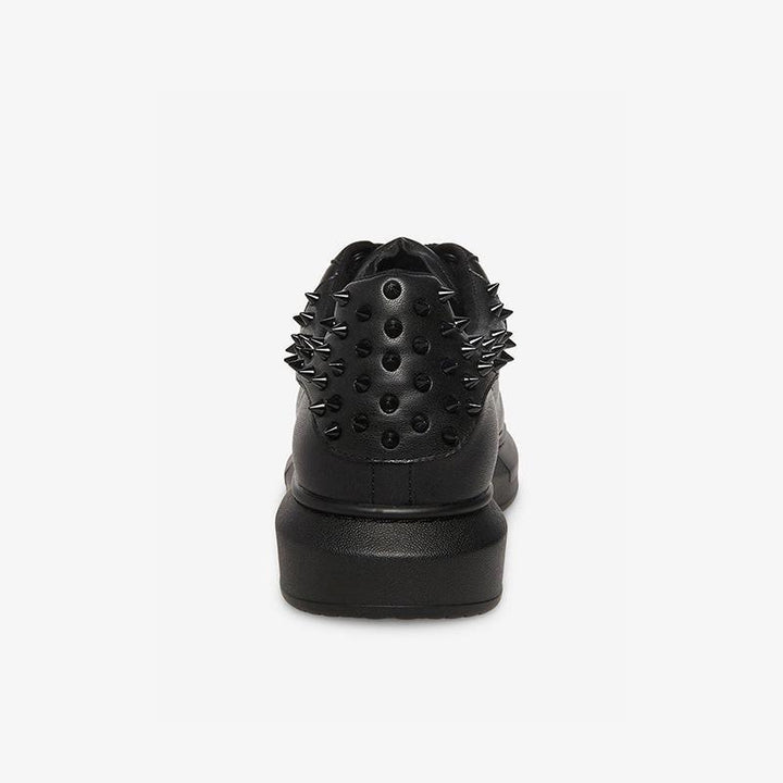Round Toe Lace Up Spike Sneakers - ARNO CONTI