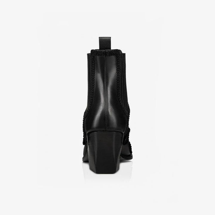 Embroidered Ankle Boots - ARNO CONTI