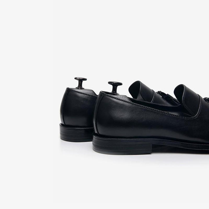 Mens Loafer Cowhide Tassel - Arno Conti Shoe
