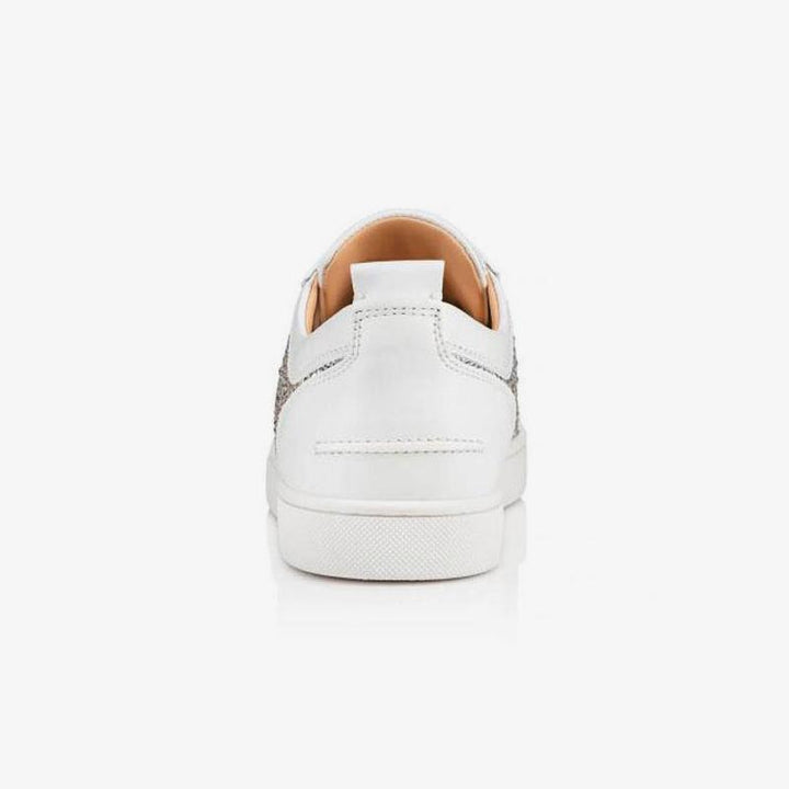 Leather Rhinestones Artwork Sneakers - ARNO CONTI