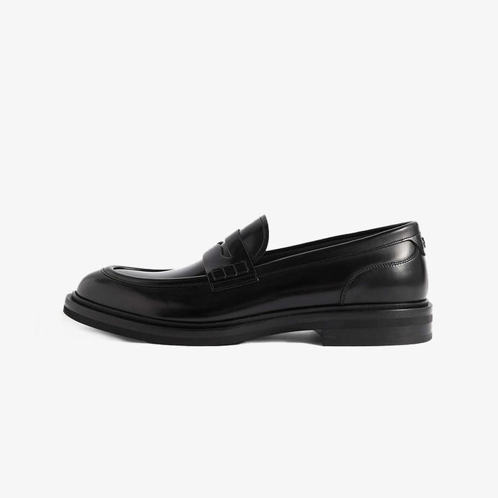 Men Penny Slip-On Loafers Calf Leather - Arno Conti Shoe