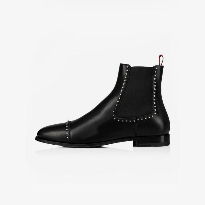 Tangible Silver-Tone Spikes Boots - ARNO CONTI