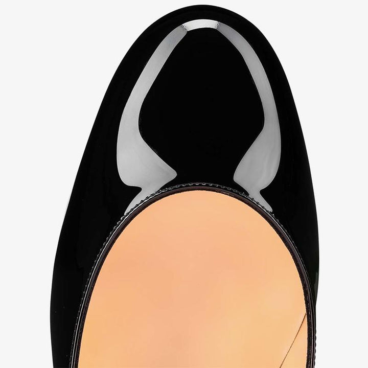 Eye-catching Black Patent Calf Leather Pumps - ARNO CONTI